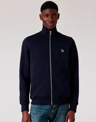 Zebra Logo Zip Sweatshirt